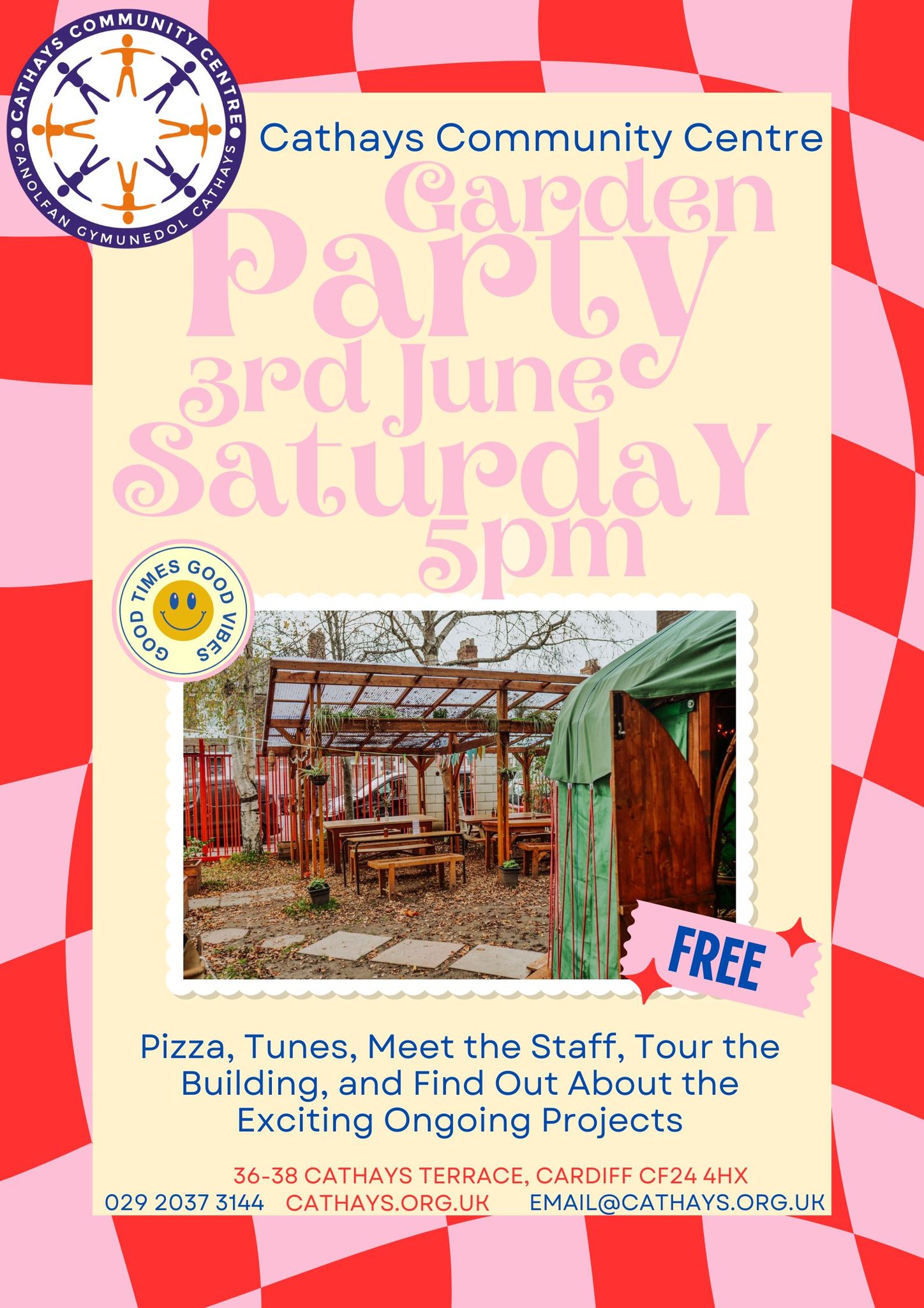 Garden Party – Saturday 3rd of June at 5PM – Join us!