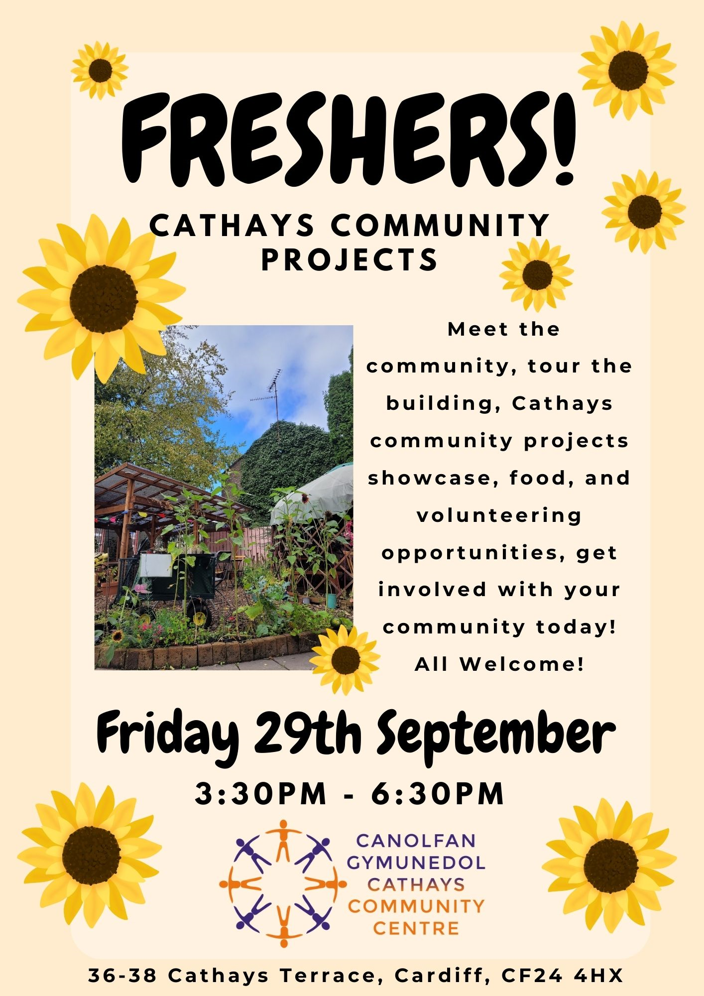Meet the community. Join us on the 29th of September – Cathays Community Project