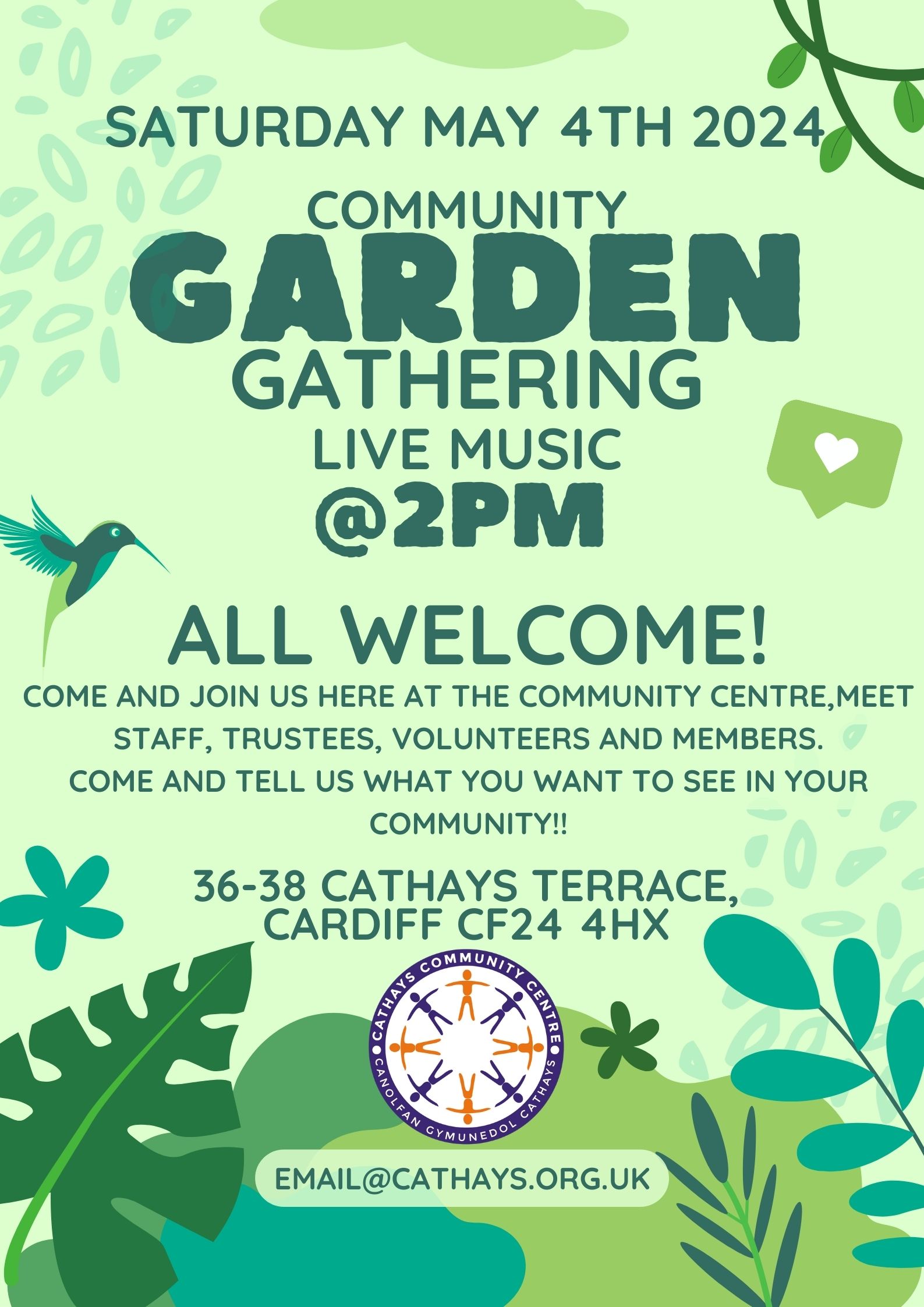 4th of May | The Cathays Community Centre Garden Gathering