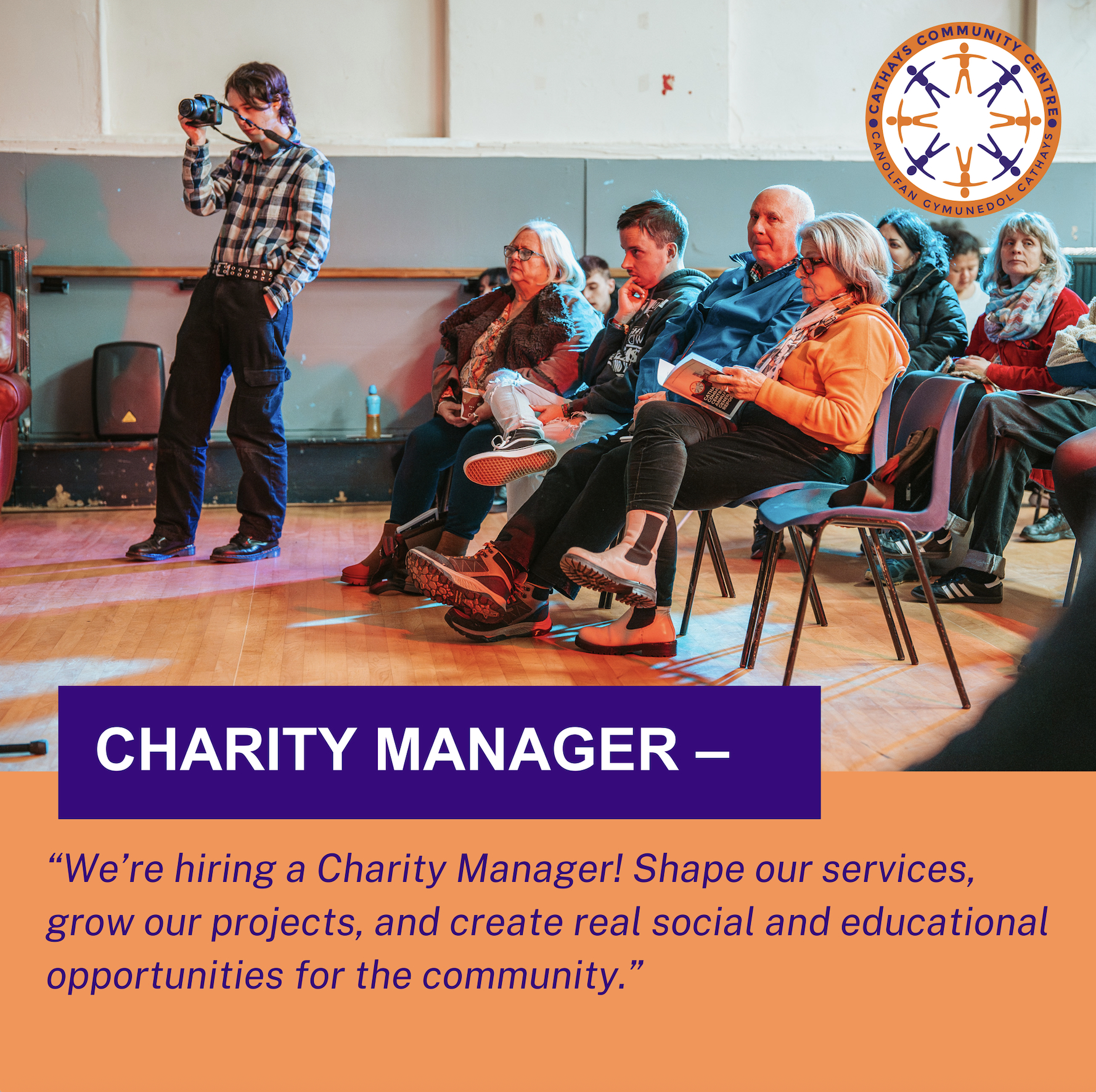 We’re hiring! Charity Manager – join our team!